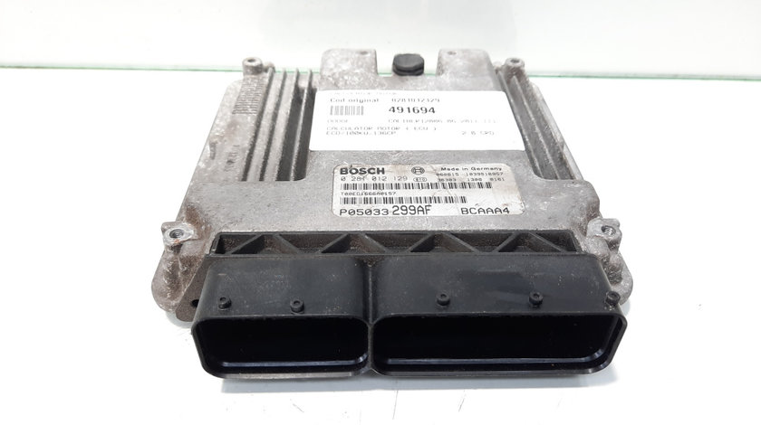 Calculator motor ECU, cod 0281012129, Chrysler Sebring (JS), 2.0 CRD, ECD (idi:491694)