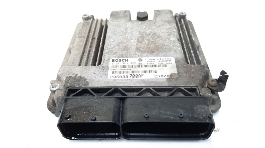 Calculator motor ECU, cod 0281014265, P05033700AF, Chrysler Sebring (JS), 2.0 CRD, ECD (idi:550117)