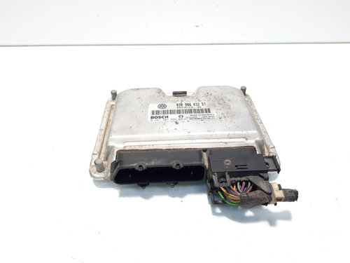 Calculator motor ECU, cod 030906032DT, 0261207593, Vw Polo (6N2) 1.6 benz, AYD (id:560463)