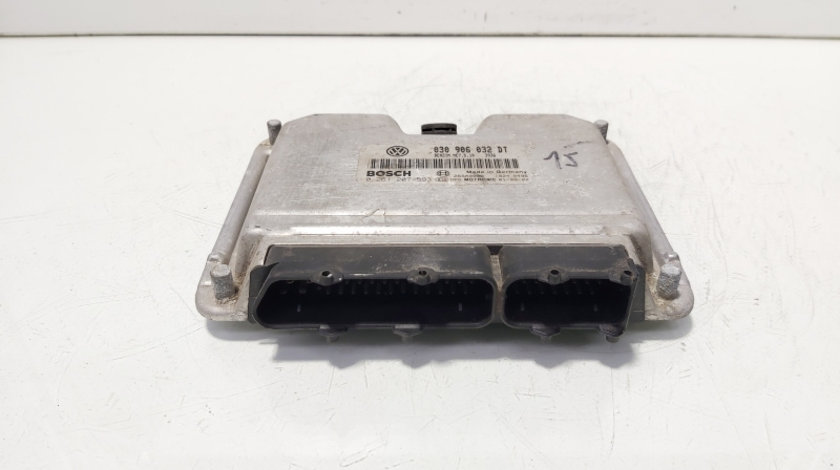 Calculator motor ECU, cod 030906032DT, 0261207593, VW Polo (6N2) 1.4 MPI, AUD (id:647868)