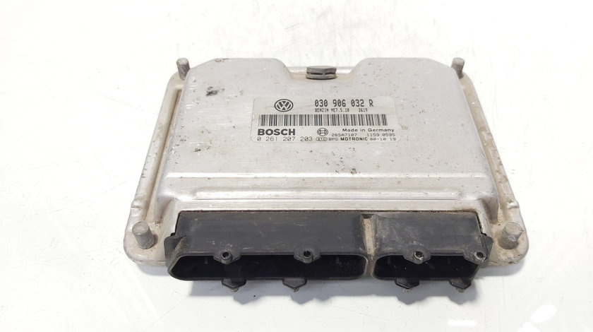 Calculator motor ECU, cod 030906032R, 0261207203, VW Lupo (6X1, 6E1), 1.4 benz, APE (id:647991)