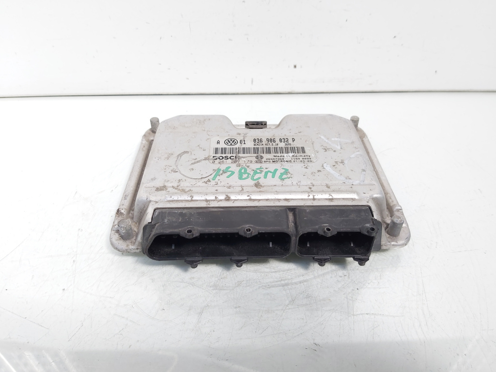 Calculator motor Ecu, cod 036906032P, 0261207179, VW Golf 4 (1J1), 1.4 benz, AXP (id:645007)