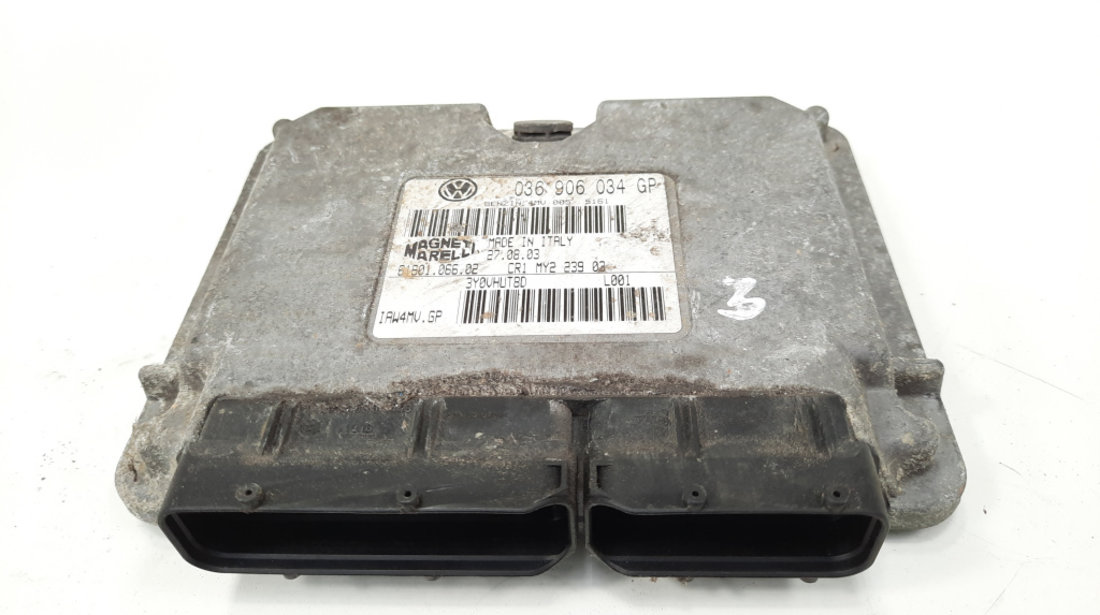 Calculator motor ECU, cod 036906034GP, Skoda Fabia 1 Combi (6Y5), 1.4 benz, BBY (idi:549989)