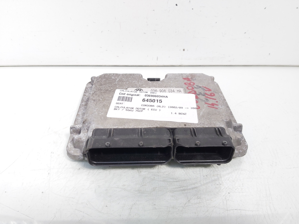 Calculator motor Ecu, cod 036906034HA, Vw Polo (9N) 1.4 benz, BKY (idi:645015)