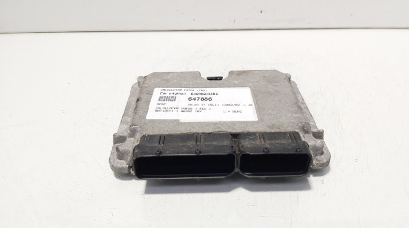 Calculator motor ECU, cod 036906034KC, Seat Ibiza 4 (6L1) 1.4 16v benz, BBY (id:647886)