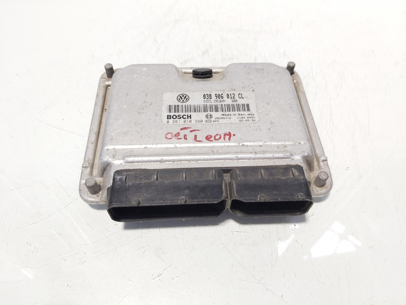 Calculator motor ECU, cod 038906012CL, 0281010380, Skoda Octavia 1 (1U2) 1.9 TDI, ASV (id:644850)