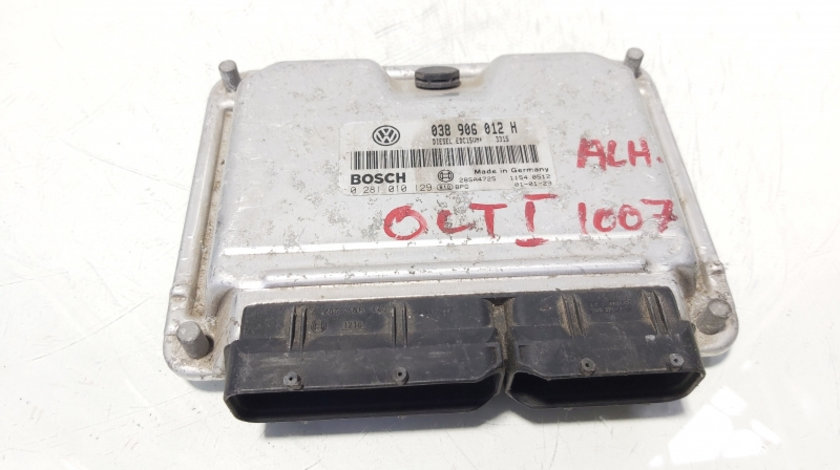 Calculator motor ECU, cod 038906012HA, 0281011309, Skoda Octavia 1 Combi (1U5) 1.9 TDI, ALH (id:644853)