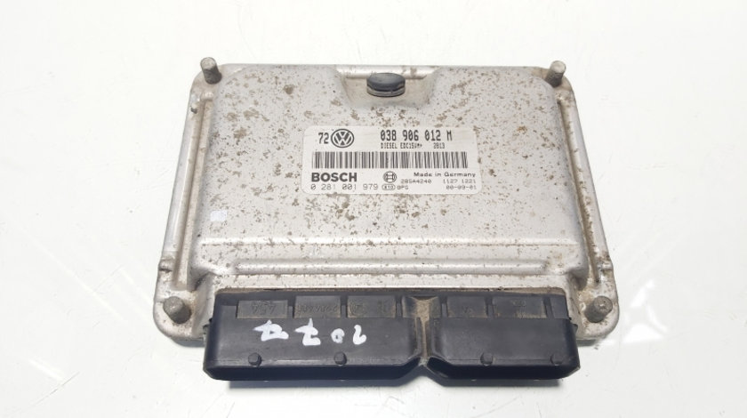 Calculator motor ECU, cod 038906012M, Vw Golf 4 (1J1) 1.9 TDI, ALH (idi:631727)