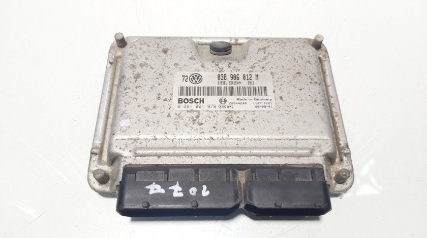 Calculator motor ECU, cod 038906012M, Vw New Beetle (9C1, 1C1) 1.9 TDI, ALH (idi:631727)