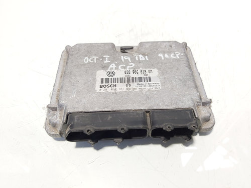Calculator motor Ecu, cod 038906018GM, 0281010181, VW Golf 4 (1J1), 1.9 TDI, AGR (id:644854)