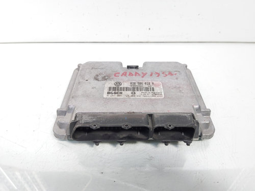 Calculator motor ECU, cod 038906018N, 0281001727, Audi A4 Avant (8D5, B5), 1.9 TDI, AHU (idi:645024)