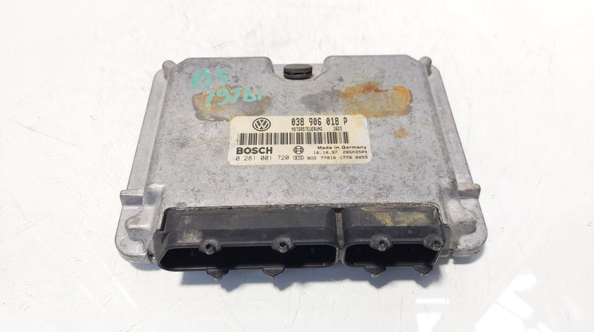 Calculator motor Ecu, cod 038906018P, 0281001720, VW Passat (3B2), 1.9 TDI, AFN (id:644797)