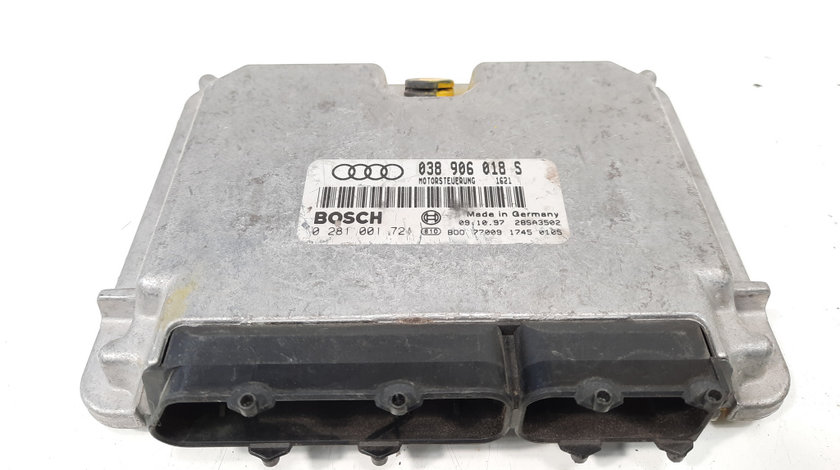 Calculator motor ECU, cod 038906018S, 0281001721, VW Sharan (7M8, 7M9, 7M6), 1.9 TDI, AFN (idi:535500)