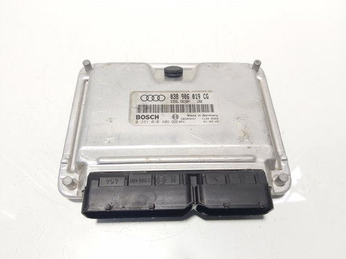 Calculator motor ECU, cod 038906019CG, 0281010406, Audi A6 Avant (4B5, C5), 1.9 TDI, AWX (idi:631447...