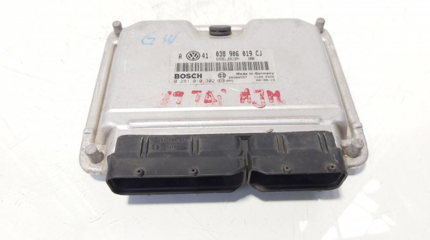 Calculator motor ECU, cod 038906019CJ, 0281010302, Vw Golf 4 (1J1) 1.9 TDI, AJM (id:644969)