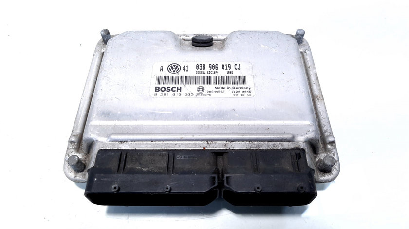 Calculator motor ECU, cod 038906019CJ, 0281010302, Audi A4 Avant (8D5, B5), 1.9 TDI, AJM (idi:526867)