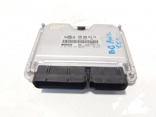 Calculator motor ECU, cod 038906019EH, 0281010558, Vw Passat (3B3) 1.9 TDI, AWX (id:644962)