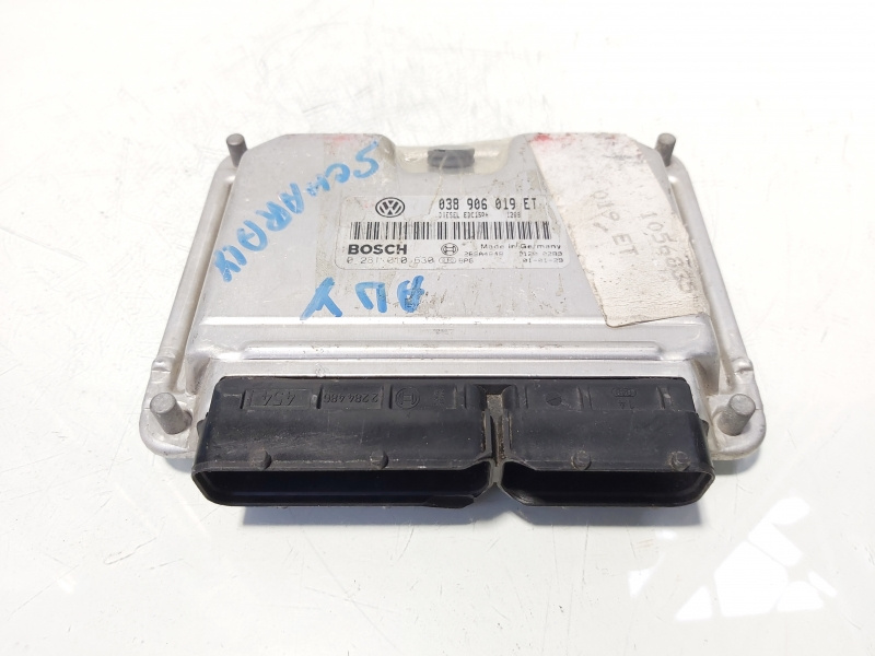 Calculator motor ECU, cod 038906019ET, 0281010630, Vw Sharan (7M8, 7M9, 7M6), 1.9 TDI, AUY (id:644904)