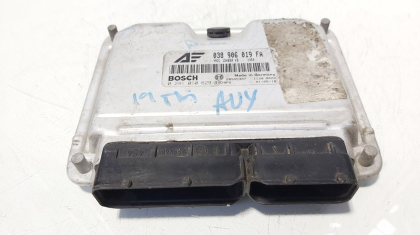 Calculator motor ECU, cod 038906019FA, 0281010629, Ford Galaxy 1, 1.9 TDI, AUY (id:644901)