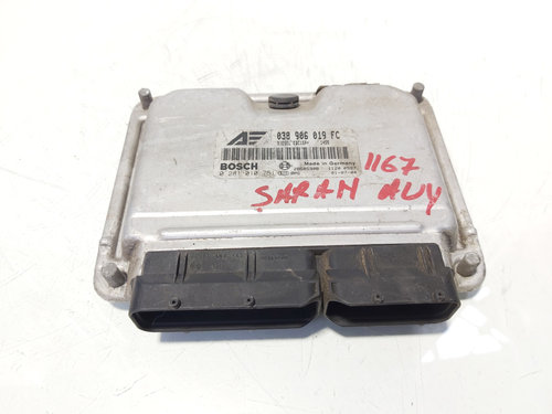 Calculator motor Ecu, cod 038906019FC, 0281010751, VW Sharan (7M8, 7M9, 7M6), 1.9 TDI, AUY (id:64491...
