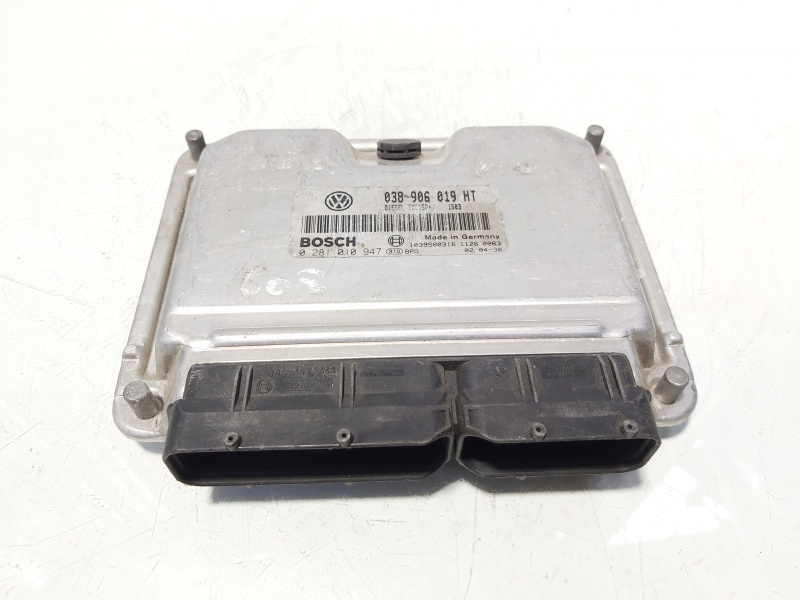 Calculator motor ECU, cod 038906019HT, 0281010947, Skoda Fabia 1 Combi (6Y5) 1.9 TDI, ATD (id:644816)
