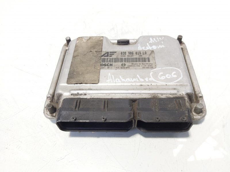 Calculator motor ECU, cod 038906019LQ, 0281011144, Vw Sharan (7M8, 7M9, 7M6), 1.9 TDI, AUY (id:644910)