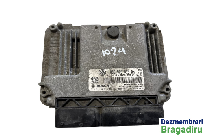 Calculator motor ECU Cod: 03C906016AH 03C906016AH Volkswagen VW Golf 6 [2008 - 2015] Hatchback 5-usi 1.4 TSI MT (122 hp) Cod motor: CAX, Cod cutie: MCB