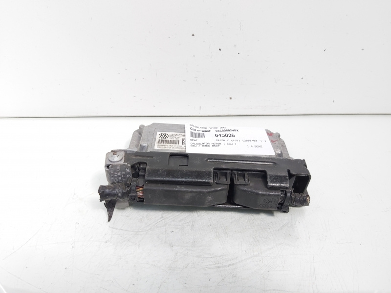 Calculator motor Ecu, cod 03C906024BK, VW Polo (6R), 1.4 benz, BXW (id:645036)