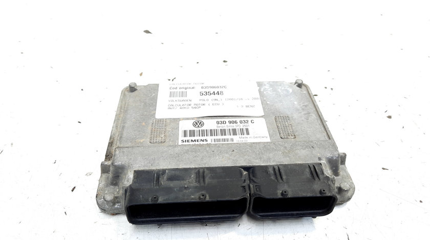 Calculator motor ECU, cod 03D906032C, Skoda Fabia 1 Combi (6Y5), 1.2 benz, AWY (idi:535448)