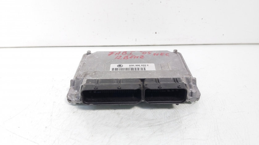 Calculator motor ECU, cod 03D906033C, Vw Fox (5Z1, 5Z3), 1.2 benz 12v, BMD (idi:645030)