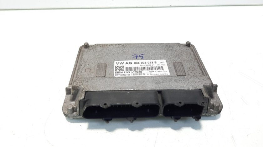 Calculator motor ECU, cod 03E906023B, Skoda Fabia 2 Combi (5J, 545), 1.2 benz, BZG (idi:560458)