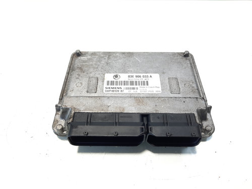 Calculator motor ECU, cod 03E906033A, Skoda Fabia 1 Combi (6Y5) 1.2 benz, AZQ (id:553148)