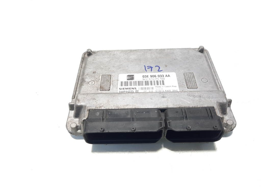 Calculator motor ECU, cod 03E906033AA, VW Polo (9N), 1.2 benz, BME (idi:560728)