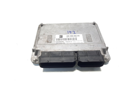 Calculator motor ECU, cod 03E906033AA, VW Polo (9N), 1.2 benz, BME (idi:560728)