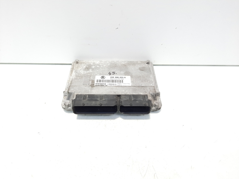Calculator motor ECU , cod 03E906033AM, Seat Ibiza 4 (6L1), 1.2 benz, AZQ (id:592356)