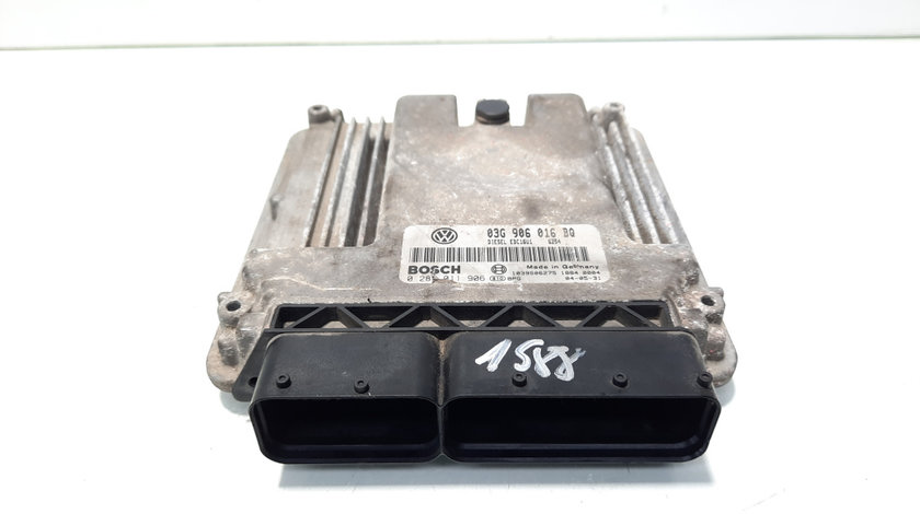 Calculator motor ECU, cod 03G906016BQ, 0281011906, VW Golf 5 (1K1) (id:557873)