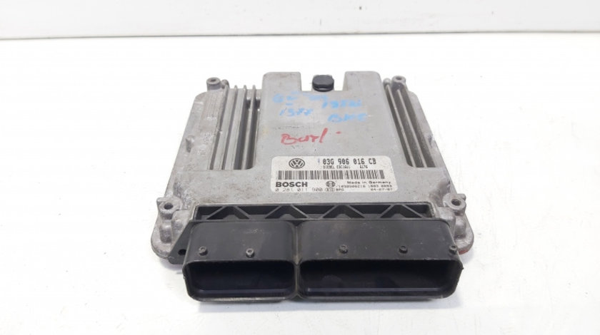 Calculator motor ECU, cod 03G906016CB, 0281011900, Vw Golf 5 (1K1) 1.9 TDI, BKC (id:644520)