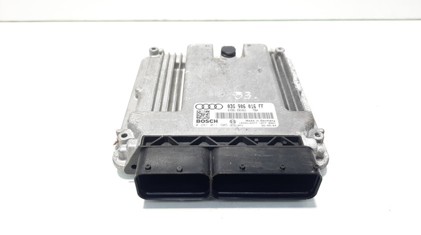 Calculator motor ECU, cod 03G906016FF, 0281011905, Seat Altea (5P1) 2.0 TDI, BKD (idi:577156)