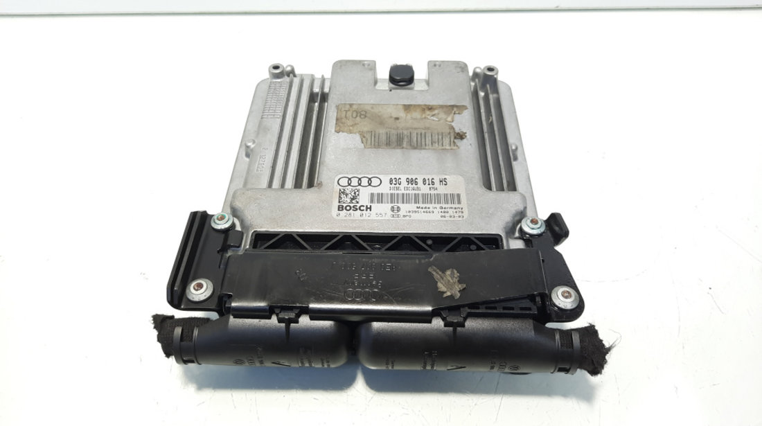 Calculator motor ECU, cod 03G906016HS, 0281012557, Audi A6 Avant (4F5, C6), 2.0 TDI, BRE (id:557294)
