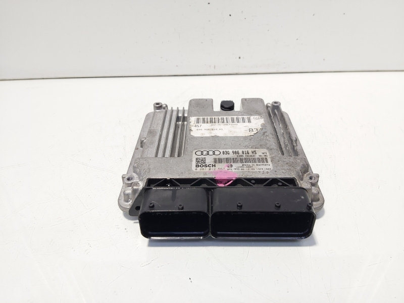Calculator motor ECU, cod 03G906016HS, 0281012557, Audi A6 (4F2, C6) 2.0 TDI, BRE (id:631448)