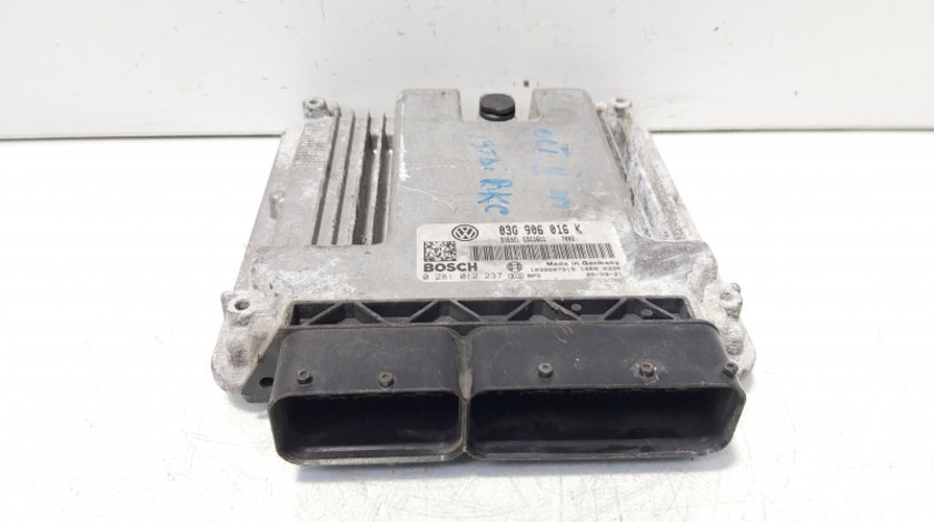 Calculator motor ECU, cod 03G906016K, 0281012237, VW Touran (1T1, 1T2), 1.9 TDI, BXE (idi:644752)