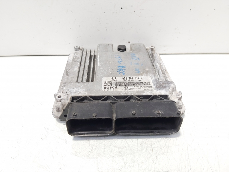 Calculator motor ECU, cod 03G906016K, 0281012237, Seat Altea (5P1), 1.9 TDI, BKC (idi:644752)