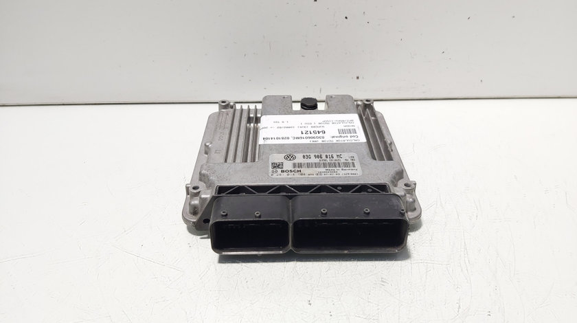 Calculator motor Ecu, cod 03G906016MC, 0281014104, Skoda Superb I (3U4), 1.9 TDI, BPZ (id:645121)