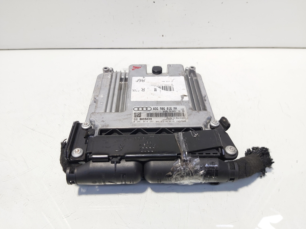 Calculator motor Ecu, cod 03G906016MH, 0281014261, Audi A6 Avant (4F5, C6), 2.0 TDI, BRE (id:644794)