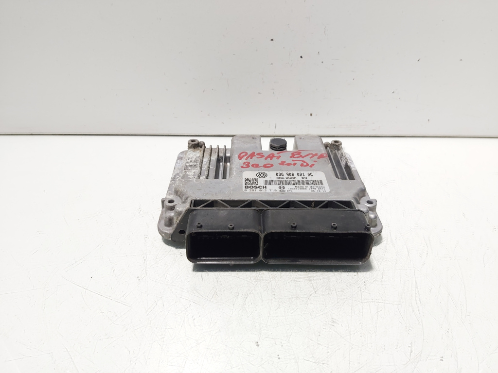 Calculator motor Ecu, cod 03G906021AC, 0281012719, VW Passat Variant (3C5), 2.0 TDI, BMP (id:645133)
