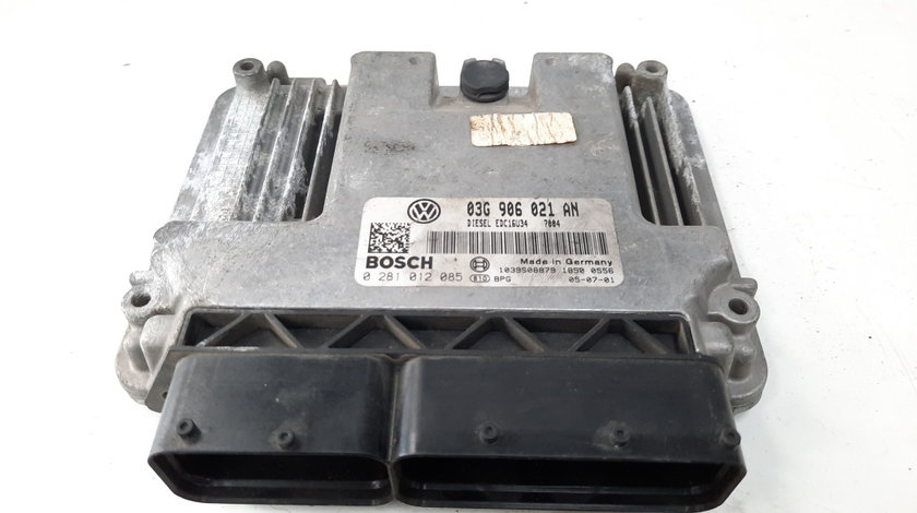 Calculator motor ECU, cod 03G906021AN, 028101208, Audi A3 (8P1), 1.9 TDI, BKC (idi:538573)