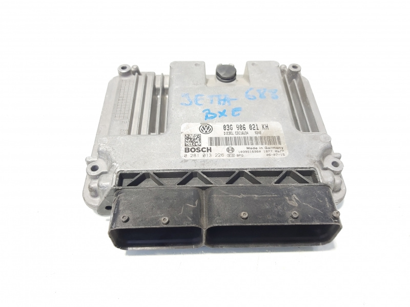 Calculator motor ECU, cod 03G906021KH, 0281013226, Vw Golf 5 (1K1) 1.9 TDI, BXE (id:644766)