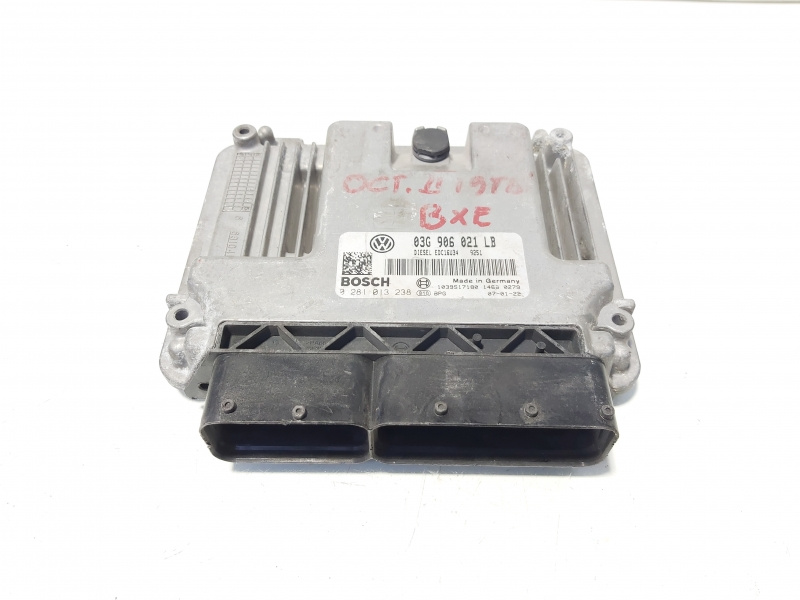 Calculator motor ECU, cod 03G906021LB, 0281013238, Skoda Octavia 2 Combi (1Z5) 1.9 TDI, BXE (id:644784)