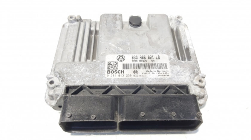 Calculator motor ECU, cod 03G906021LB, 0281013238, Skoda Octavia 2 Combi (1Z5) 1.9 TDI, BXE (id:644783)