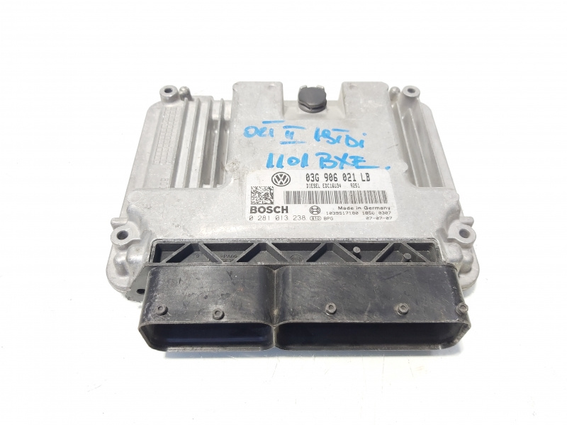 Calculator motor ECU, cod 03G906021LB, 0281013238, Skoda Octavia 2 (1Z3) 1.9 TDI, BXE (id:644767)